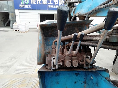 銷(xiāo)往重慶7成新二手舊扒渣機(jī),60輪胎皮帶扒渣機(jī)